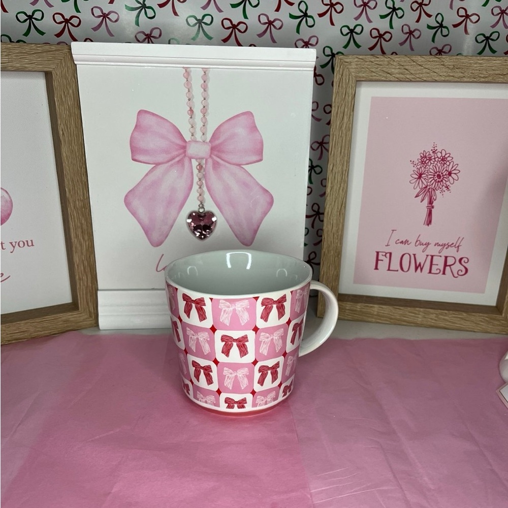 Pink Bow Mug